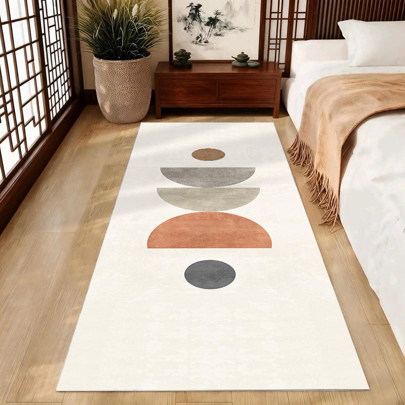 简约轻奢卧室床边毯防滑耐磨