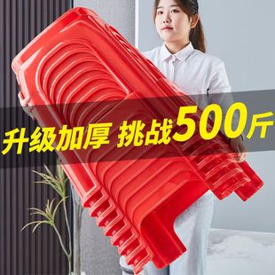 塑料凳子经济型板凳成人餐桌登子方凳胶凳家用加厚塑料凳客厅高凳
