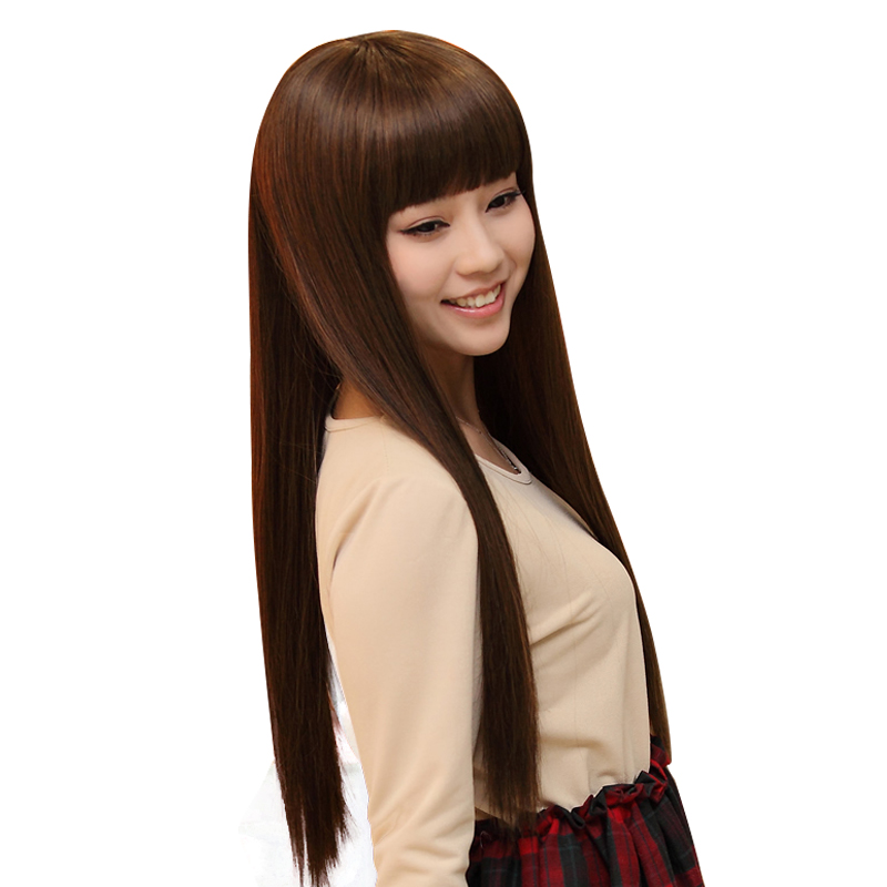 Perruque Long cheveux raides - Ref 2608320 Image 5