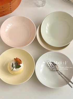 家用小号6寸碟子一人食高级感陶瓷小盘子儿童餐盘骨碟盘子点心盘