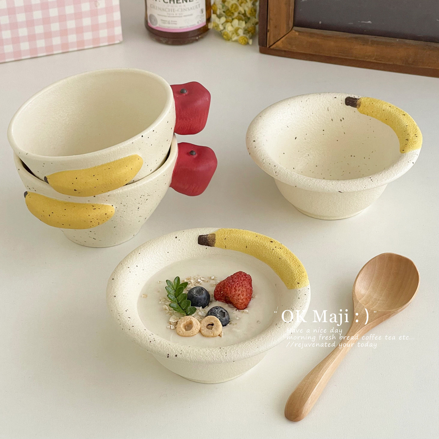 ins风高颜值创意糖水甜品碗