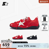 女鞋 男德训鞋 秋红色鞋 女款 STARTER赛车鞋 运动鞋 子休闲鞋 2025新款