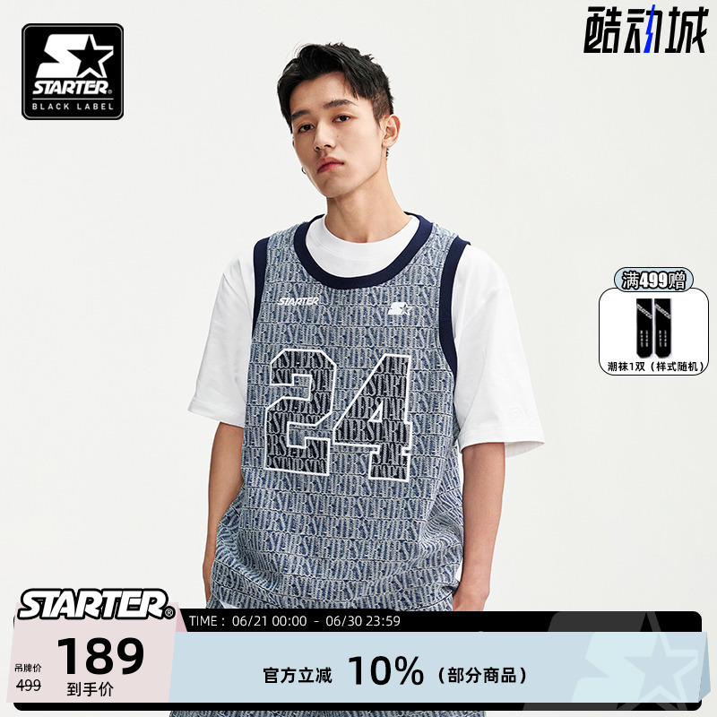 STARTER夏季新款男子球衣