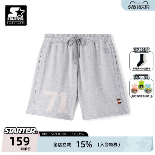 STARTER男女运动休闲短裤电玩风