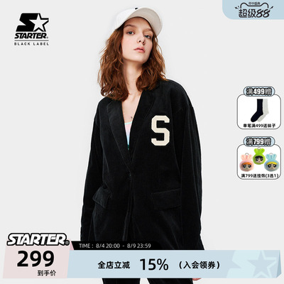STARTER女款复古时尚潮流灯芯绒梭织休闲外套