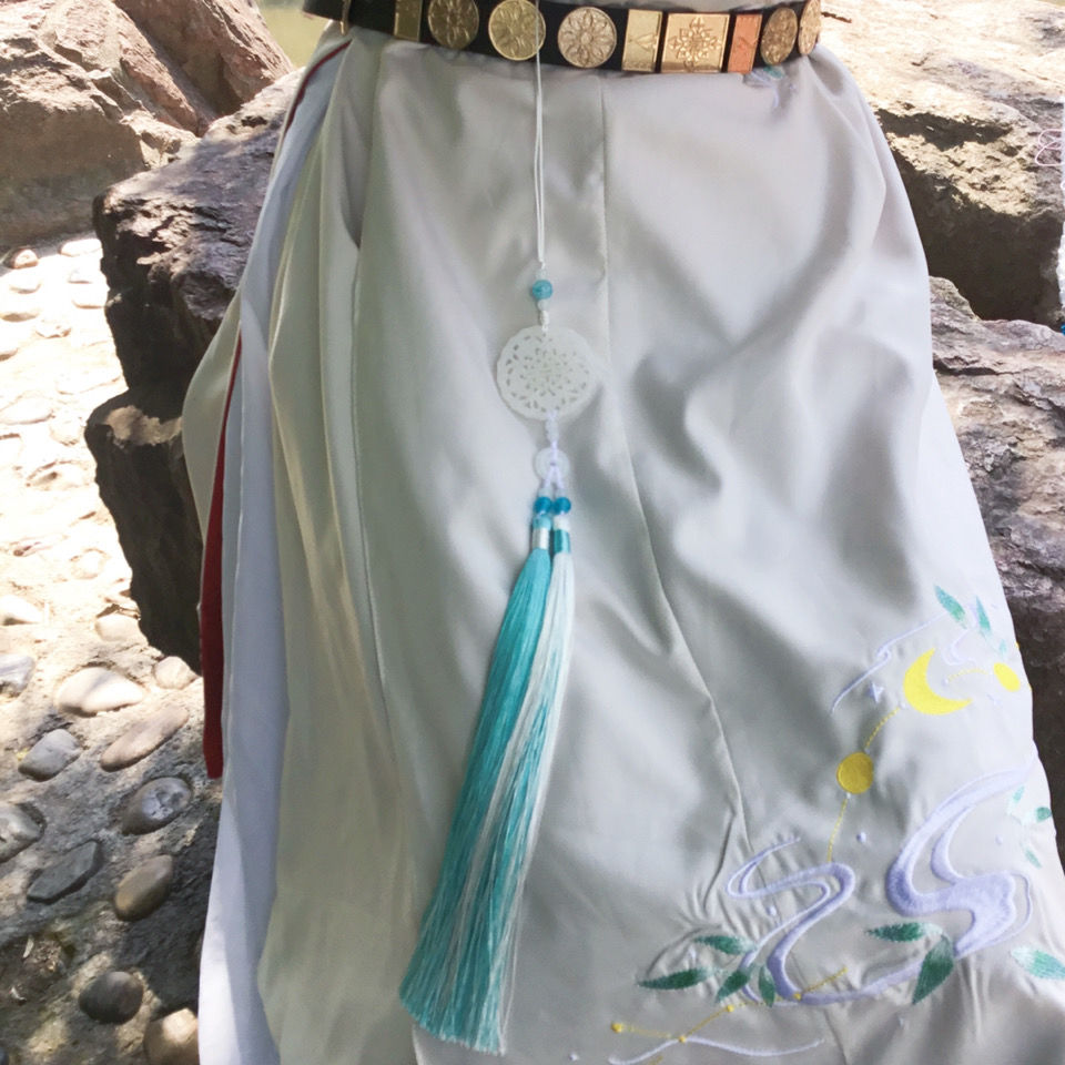 手工古风汉服玉佩流苏挂件腰佩古装禁步中式压襟情侣定情信物道具