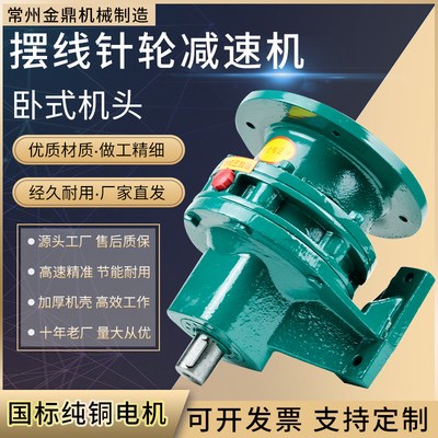 摆线针轮减速机减速机一体调速减速机国标纯铜卧式立式防爆电机