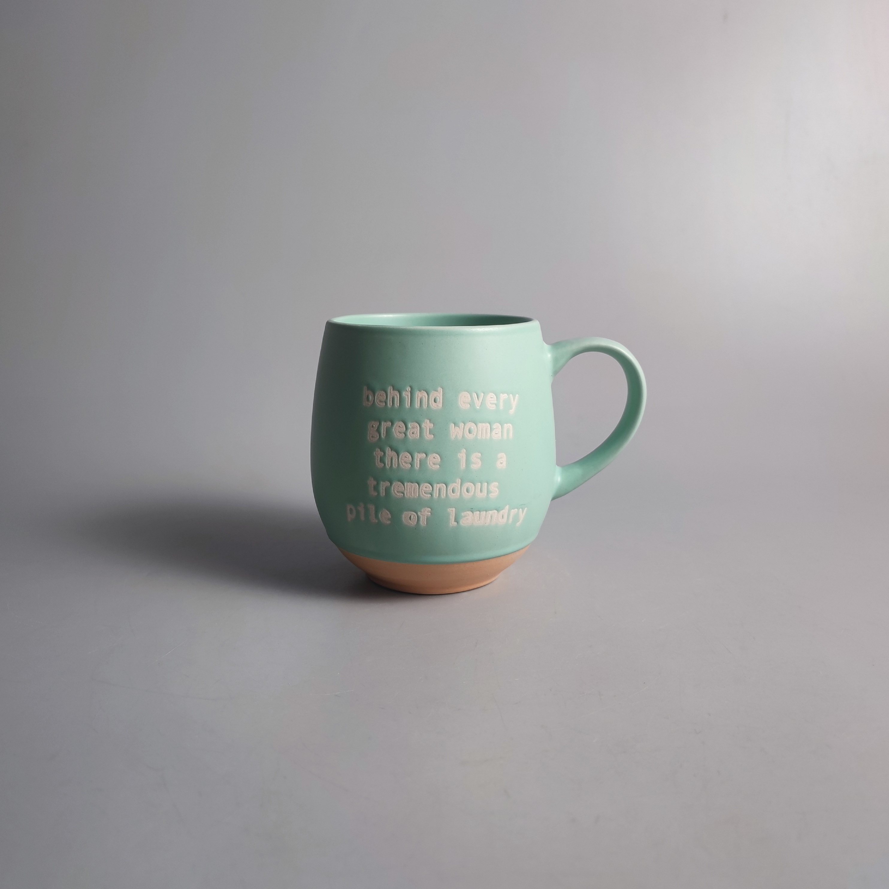 外贸出口尾单内销瑕疵陶瓷餐具北欧复古创意幽默英文绿色马克杯子