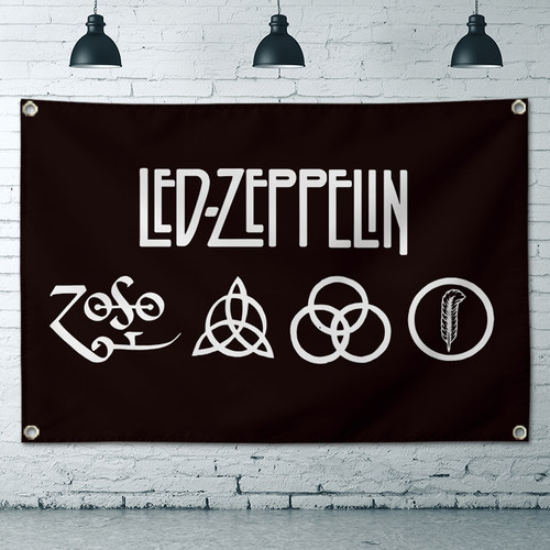 LEDZEPPELIN摇滚乐队墙上装饰布