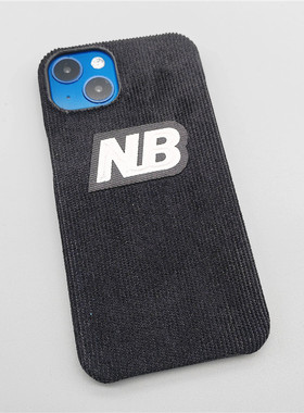 新款黑色条绒NB标签适用于OPPOFindX6/X5/X3男女款Reno10/9/8/7/6/5/pro手机壳K10pro个性潮牌硬壳情侣保护套