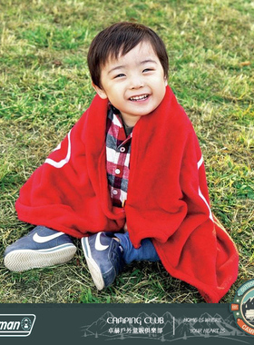 Coleman科勒曼户外披肩日系春秋野营保暖盖毯围巾斗篷毯