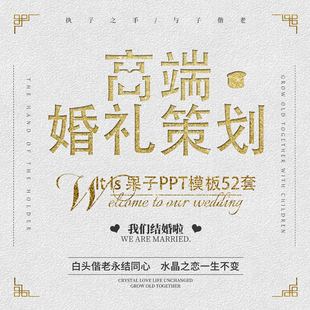 高端婚礼策划ppt模板告白求婚庆唯美婚礼快闪情人节告白动态相册