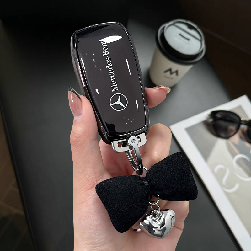 奔驰e300l钥匙套c260l高级感a200l女glc300l扣gle350男c200l壳包