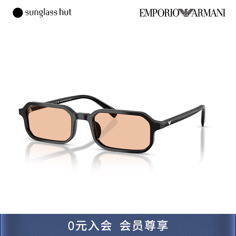 阿玛尼潮流新品时尚方框墨镜