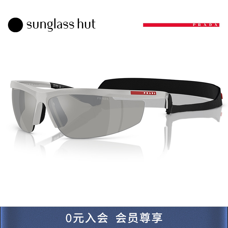 普拉达防晒运动风墨镜