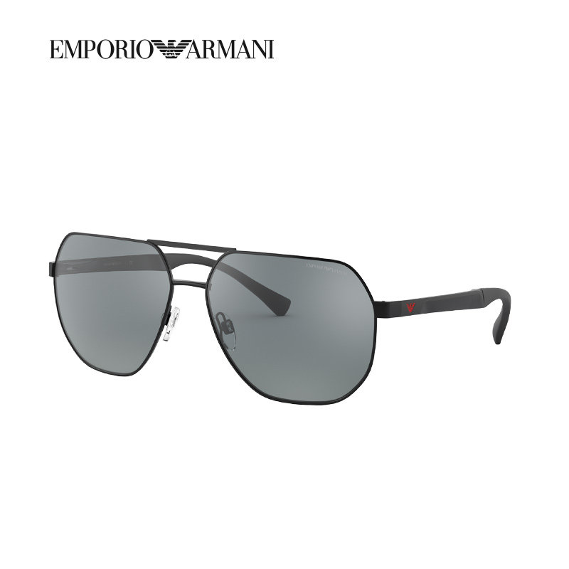 易烊千玺同款  阿玛尼方形金属男款太阳镜墨镜0EA2099D