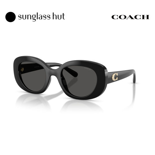 Coach蔻驰秋冬新品太阳镜女款圆形墨镜0HC8463U