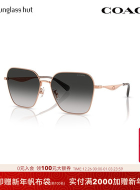 COACH/蔻驰防晒金属个性太阳镜