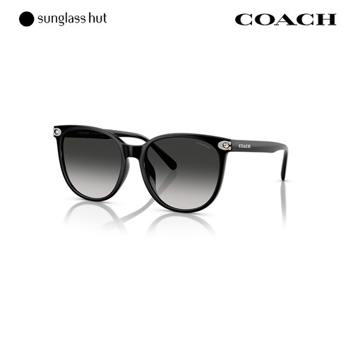 COACH/蔻驰防晒圆形百搭女墨镜
