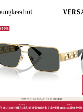 VERSACE/范思哲太阳镜男墨镜长方形眼镜0VE2290