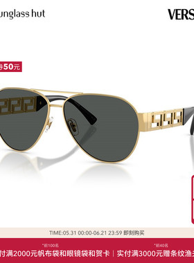 VERSACE/范思哲太阳镜男墨镜飞行员眼镜0VE2289