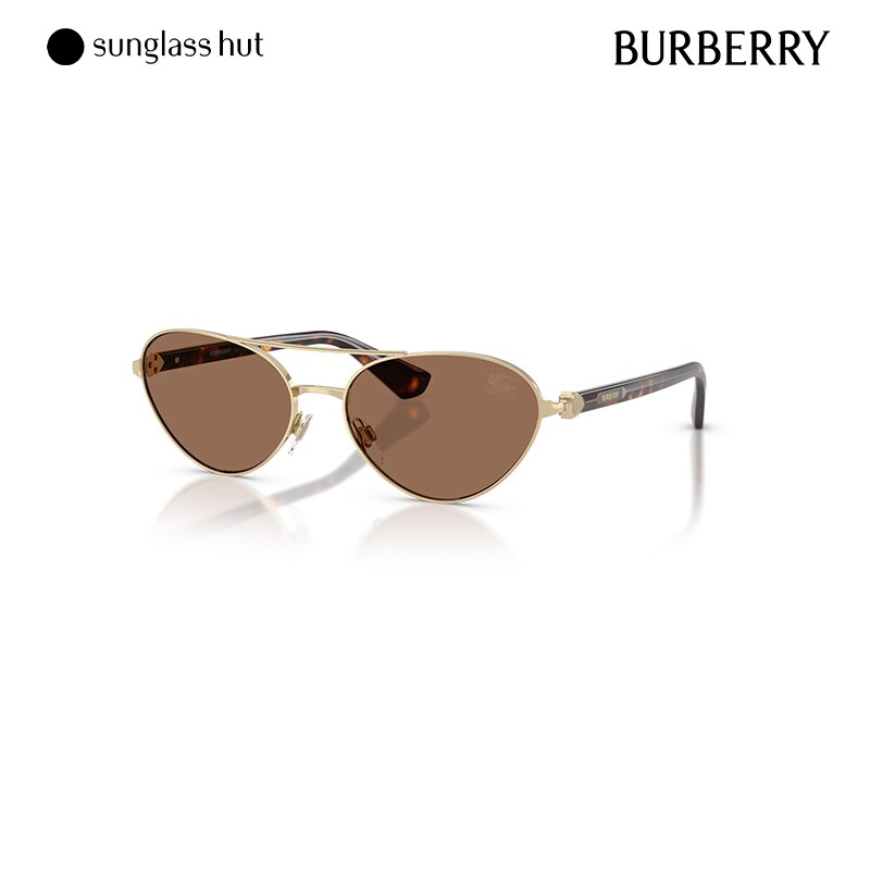 BURBERRY博柏利太阳镜女墨镜不规则休闲眼镜0BE3165