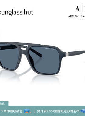 ARMANI/阿玛尼【礼物】太阳镜男墨镜飞行员眼镜0AX4166SU