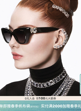 SWAROVSKI太阳眼镜女偏光开车墨镜猫眼0SK6047