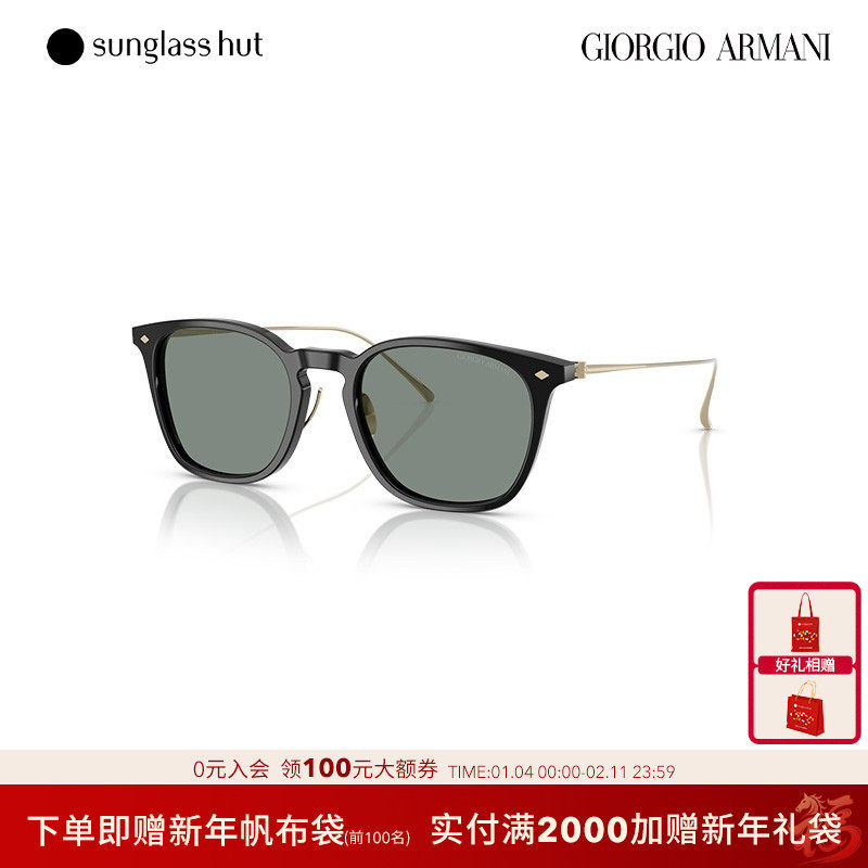 GIORGIO ARMANI【2025春夏新品】太阳镜男款墨镜枕形眼镜0AR8226T