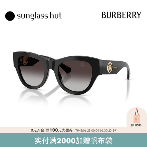 BURBERRY/博柏利【2026春夏新品】太阳镜女墨镜圆形眼镜0BE4491F