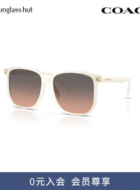 COACH/蔻驰防晒方形休闲太阳镜