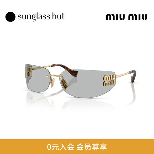 MIUMIU潮流墨镜无框眼镜