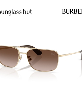 BURBERRY/博柏利【2026春夏新品】太阳镜男墨镜飞行员眼镜0BE3170