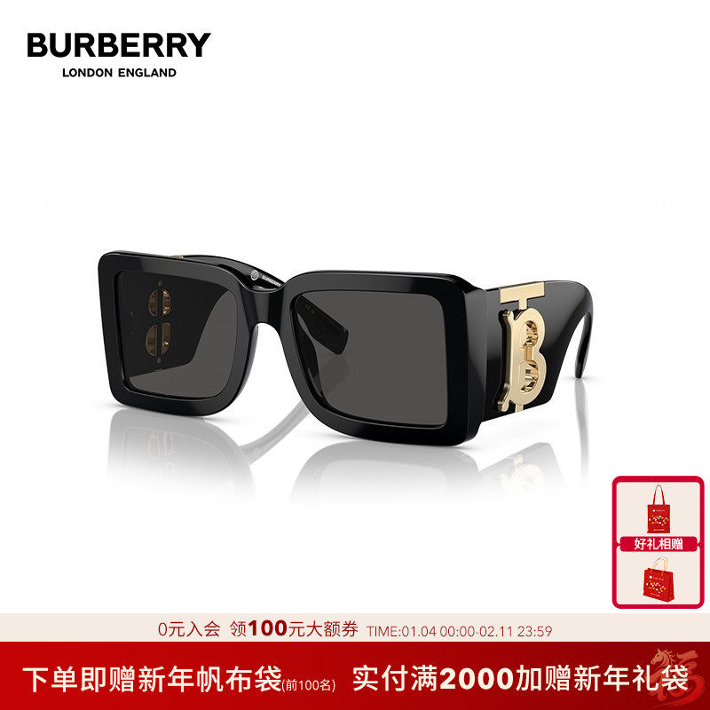 BURBERRY博柏利黑超太阳镜方形女墨镜巴宝莉眼镜0BE4406U,ZIPPO/瑞士军刀/眼镜,太阳眼镜,淘宝优惠券,粉丝福利购,淘宝优惠卷