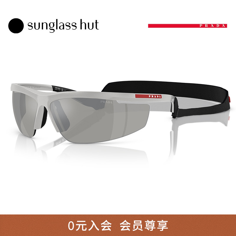 普拉达防晒运动风墨镜