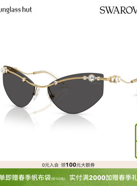 SWAROVSKI太阳镜女款墨镜不规则形眼镜0SK7039