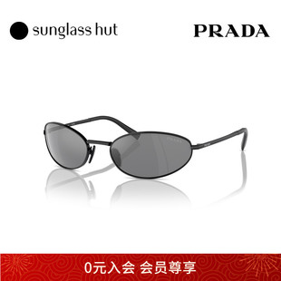 PRADA A59S 普拉达太阳镜女墨镜窄框潮流椭圆眼镜0PR