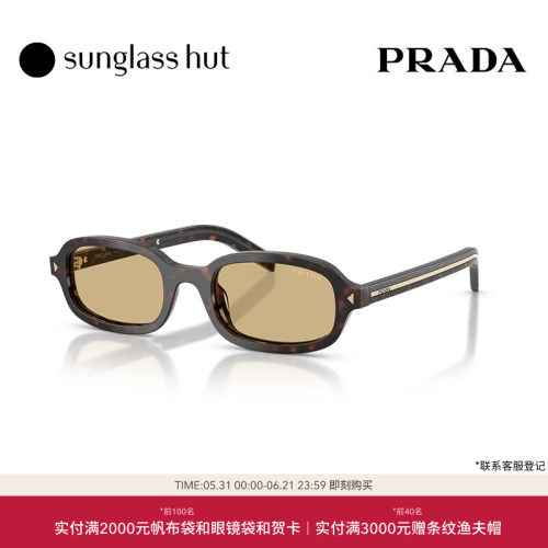 PRADA/普拉达【2026春夏新品】太阳镜女墨镜椭圆形眼镜0PR D06SF
