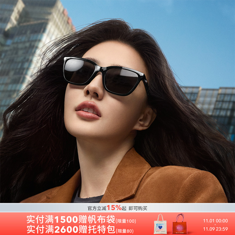 COACH/蔻驰时尚休闲百搭太阳镜女款墨镜方形时尚眼镜0HC8429D