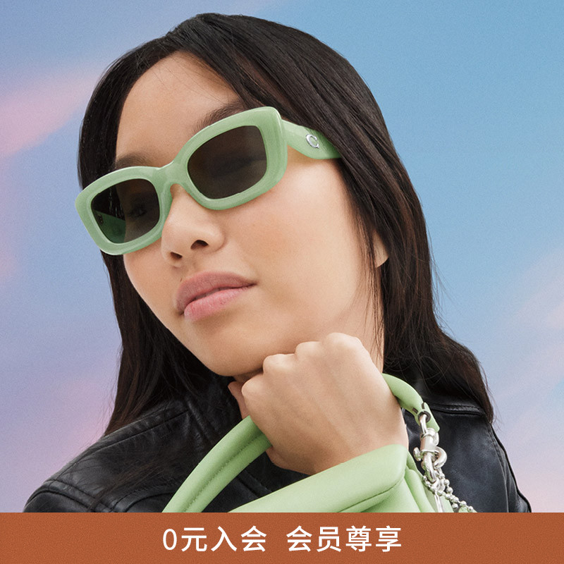 COACH/蔻驰太阳镜女时尚搭配墨镜长方形眼镜0HC8390U