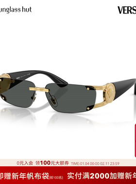 【2025秋冬新品】VERSACE太阳镜男款墨镜长方形眼镜0VE2291