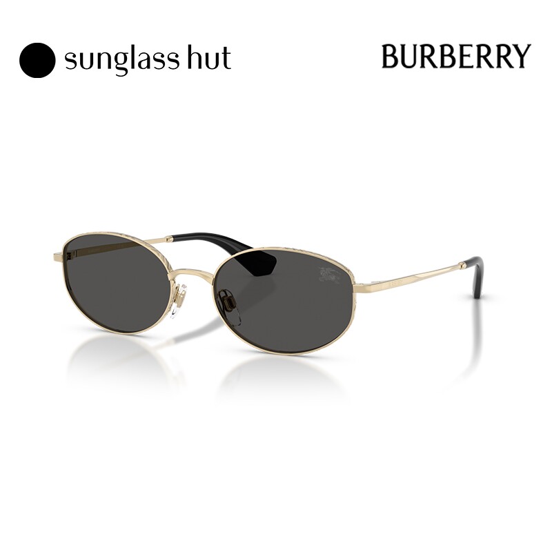BURBERRY/博柏利【2026春夏新品】太阳镜女款墨镜椭圆眼镜0BE3169