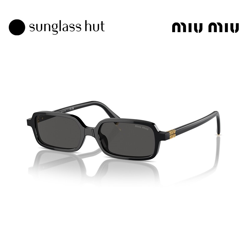 MIU MIU/缪缪书呆子风太阳镜女墨镜方形眼镜0MU 11ZS