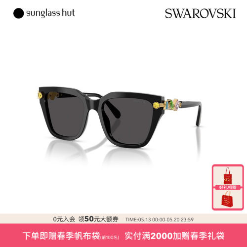 SWAROVSKI太阳镜女款墨镜不规则形眼镜0SK6041F