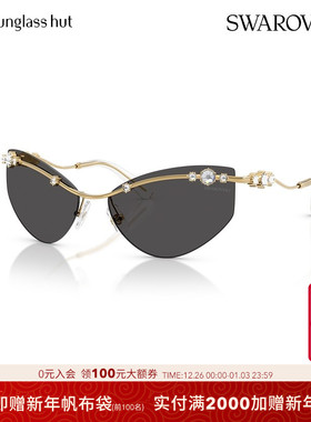 SWAROVSKI【2025秋冬新品】太阳镜女款墨镜不规则形眼镜0SK7039