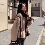 皮毛一体外套920-P195-K288，女装棉衣/棉服，浙宝128A