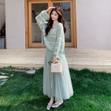 【现货】主推针织衫+半身裙两件套P150-K248，女装套装/套裙，浙宝128A