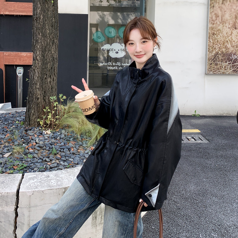 【现货】数据好加棉皮衣外套P185-K268,女装皮衣,浙宝128A