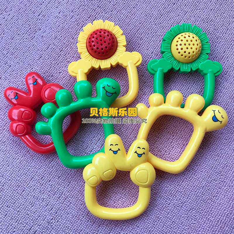 幼儿园儿童有声体操环塑料手摇铃哑铃舞蹈体操环健身晨操有声哑铃