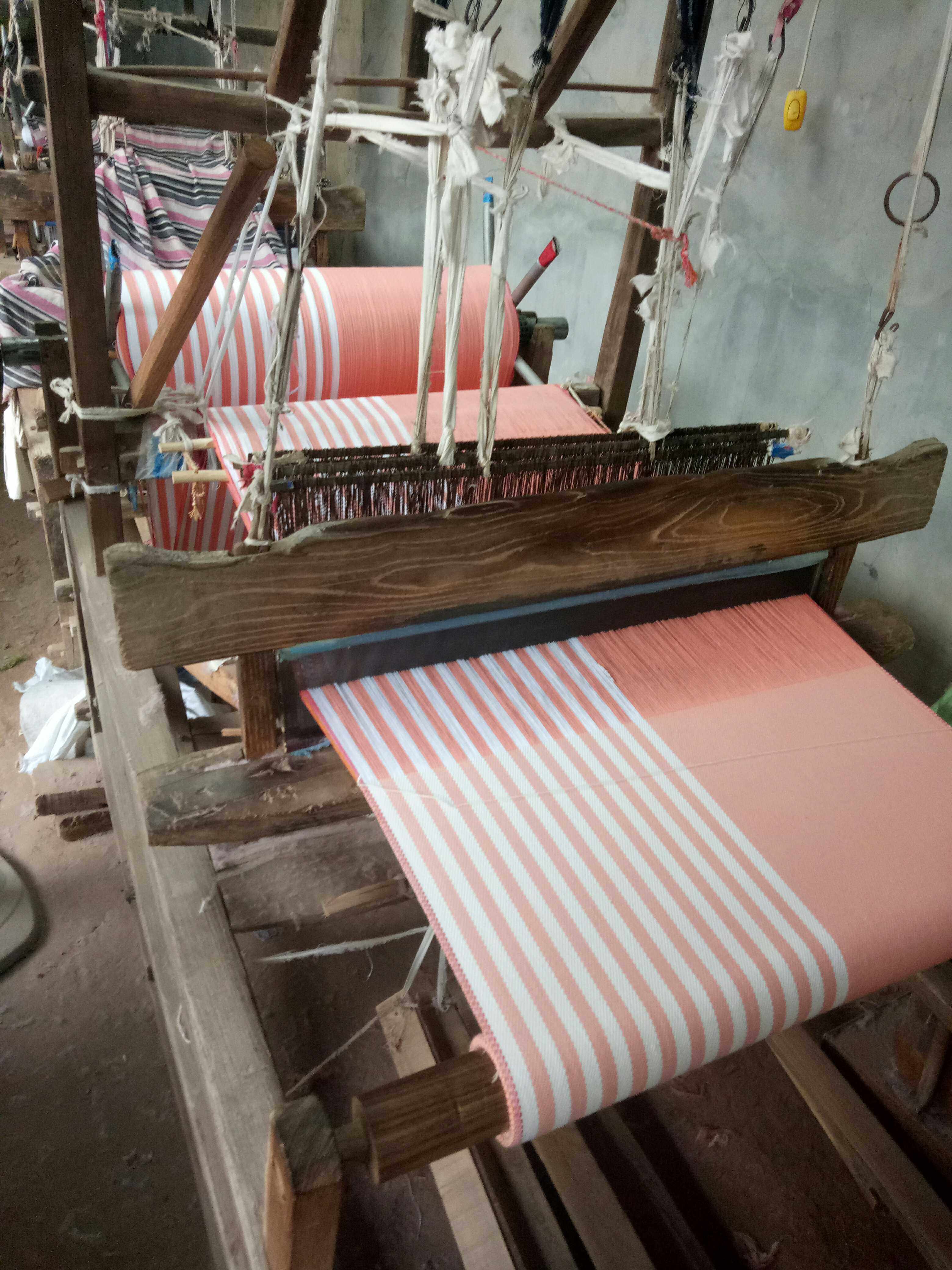 葛天氏传统工艺 地道手工纯棉老粗布床品 床单套件 三件套